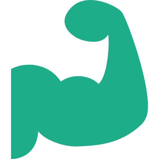 musculous arm silhouette 1